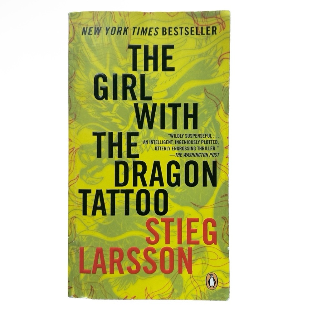 The Girl with the Dragon Tattoo Book Novel Millennium Trilogy #1 Stieg Larsson